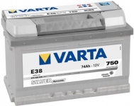 VARTA SILVER 12V/74Ah  (E38) 574402075