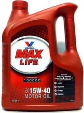 VALVOLINE Max Life 15W-40  4L