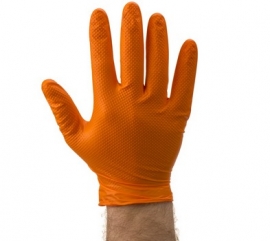 Rukavice nitrilové XL pár