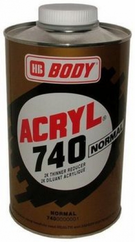 HB BODY 740 akrylové riedidlo normal 1L