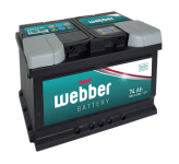 WEBBER  12V/74 Ah