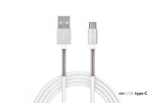 Kábel USB typ-C, 2,4A, 1m