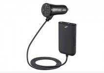 Autonabíjačka s predlžovacím káblom 4x USB